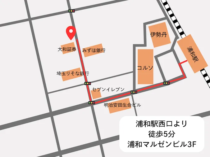 アイトライ浦和センターの地図