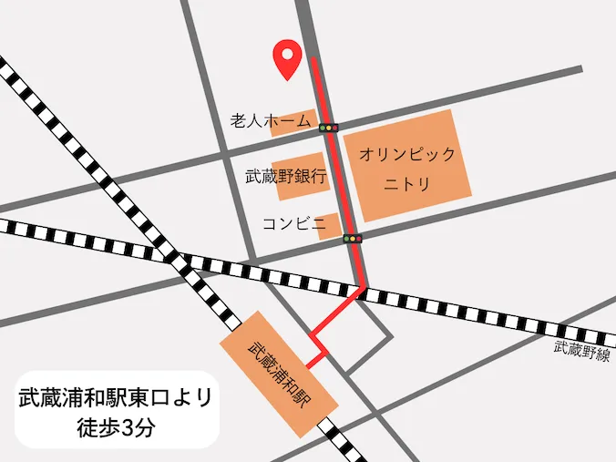 アイトライ武蔵浦和センターの地図